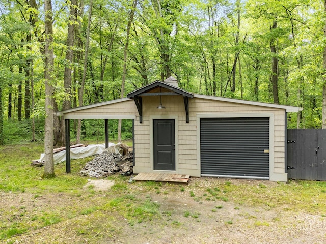 429 N Old State Rd, Delaware, OH 43015 - view of outbuilding with a view of trees