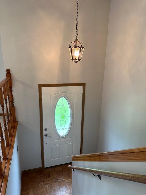 50 Stagecoach Rd, Chillicothe, OH 45601 - entryway with stairs