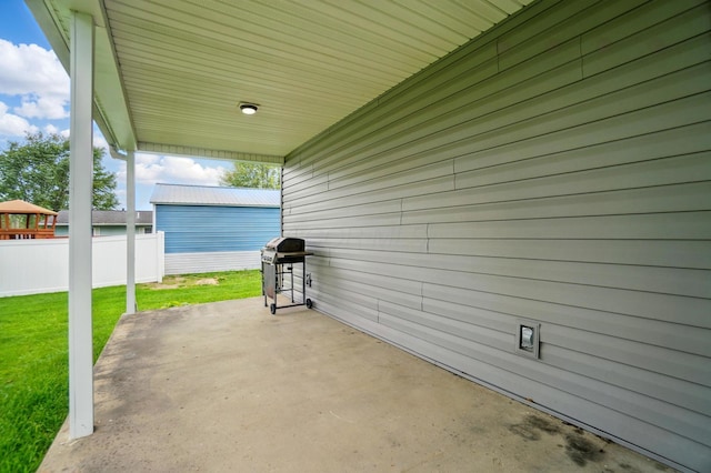 56 W Xenia St, Jamestown, OH 45335 - view of patio / terrace featuring area for grilling