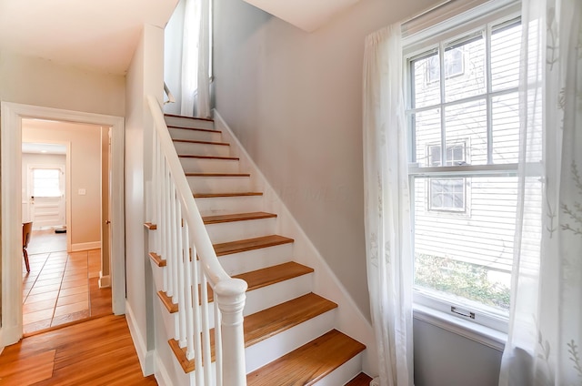 789 Chelsea Ave, Columbus, OH 43209 - staircase with wood finished floors