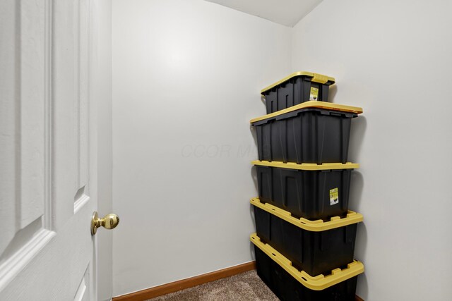 1608 Geranium Dr, Lewis Center, OH 43035 - detailed view of carpet and baseboards