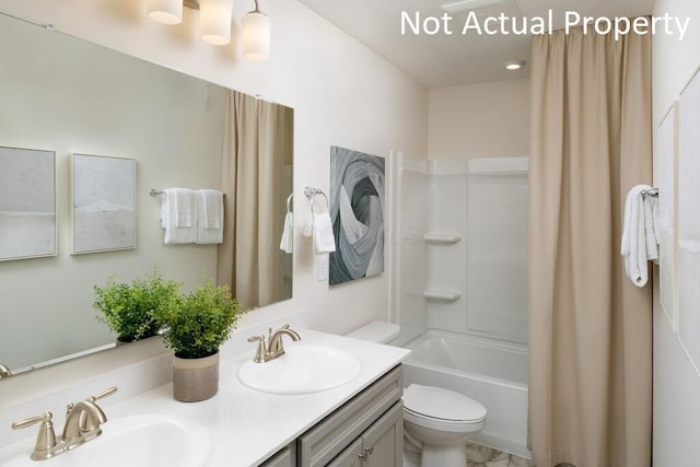 221 Franks Field Dr Lot 13878, Delaware, OH 43015 - full bath featuring toilet, double vanity, and shower / tub combo