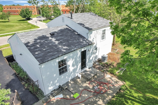 view from above of property