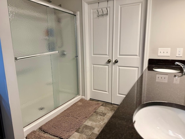 210 Glemsbury Dr, Delaware, OH 43015 - bathroom with a stall shower and vanity
