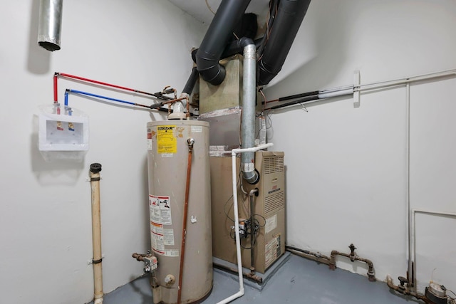 234 Rosslyn Ave, Columbus, OH 43214 - utility room with water heater