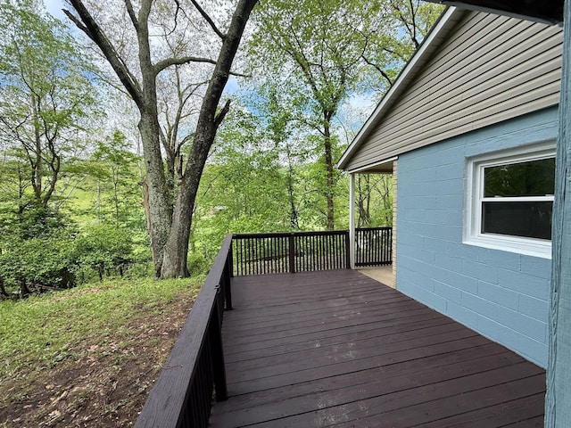 9966 Larimer Rd, Logan, OH 43138 - view of wooden terrace