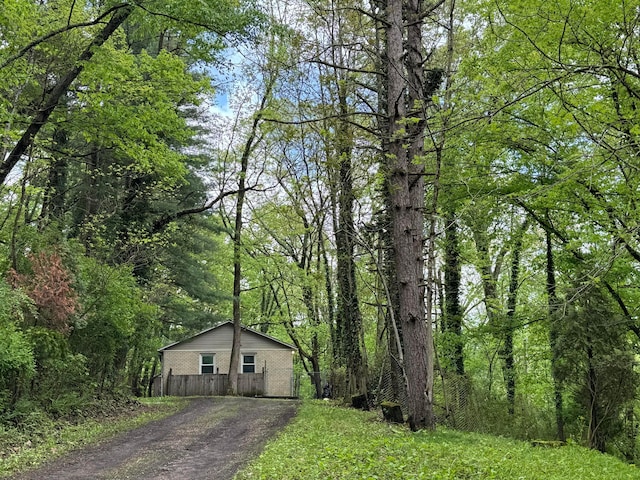 9966 Larimer Rd, Logan, OH 43138 - view of side of property featuring a forest view and driveway