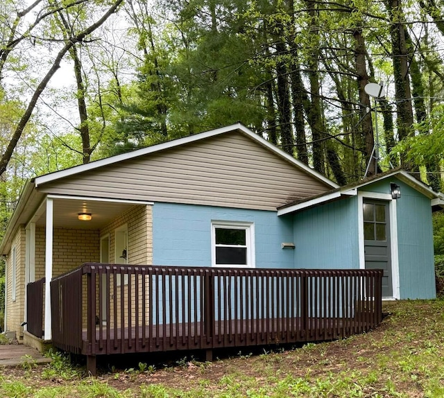 9966 Larimer Rd, Logan, OH 43138 - back of property with a deck