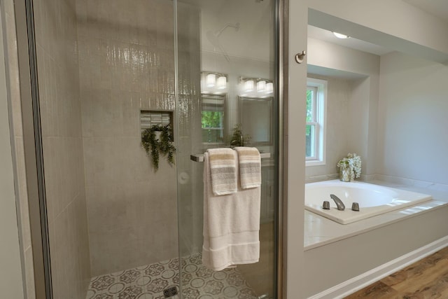 1899 Lamb Rd NW, Carroll, OH 43112 - bathroom featuring a stall shower and a garden tub
