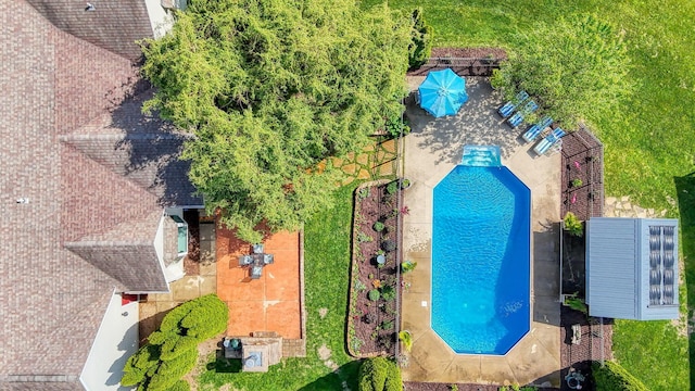 1899 Lamb Rd NW, Carroll, OH 43112 - bird's eye view of a pool area