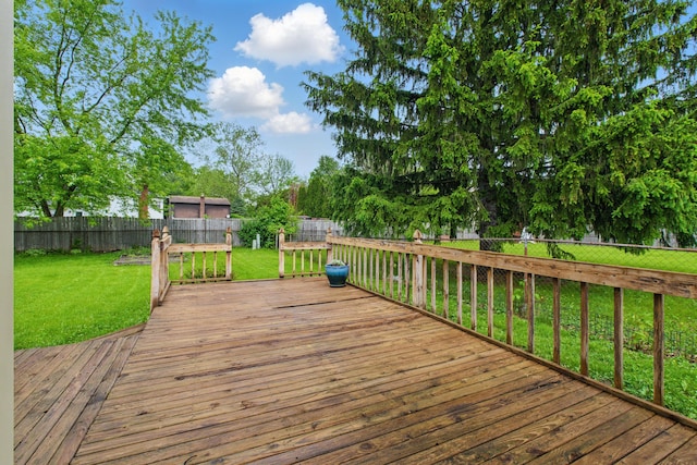4726 Wendler Blvd, Columbus, OH 43230 - view of wooden deck