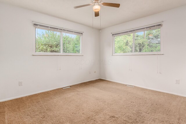 717 Birmingham Rd, Westerville, OH 43081 - carpeted empty room featuring ceiling fan and baseboards