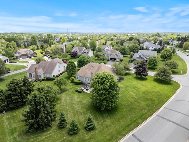 4008 Ryleland Ct, Powell, OH 43065 - aerial view of residential area with a tree filled landscape