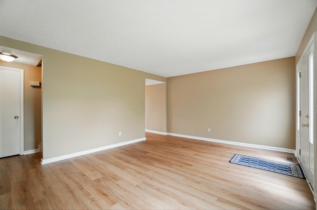 662 Pamlico St Unit Z7, Columbus, OH 43228 - spare room with light wood finished floors and baseboards