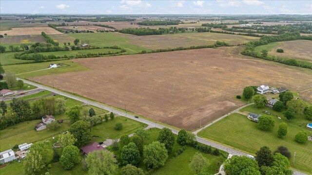 2460 N Court St, Circleville, OH 43113 - aerial overview of property's location with rural landscape and farmland