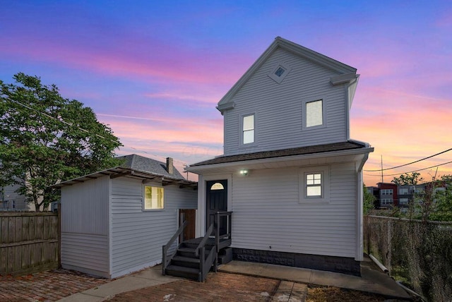 448 Reynolds Ave, Columbus, OH 43201 - view of back of property at dusk