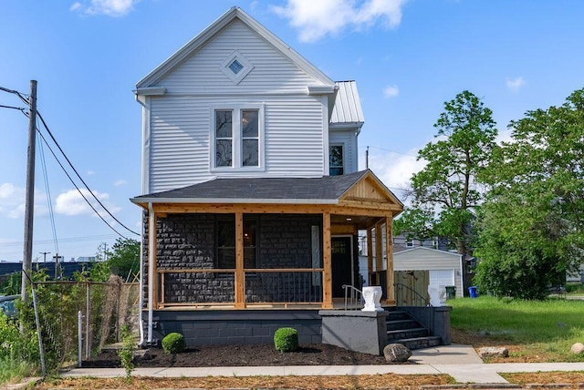 448 Reynolds Ave, Columbus, OH 43201 - view of front facade with covered porch