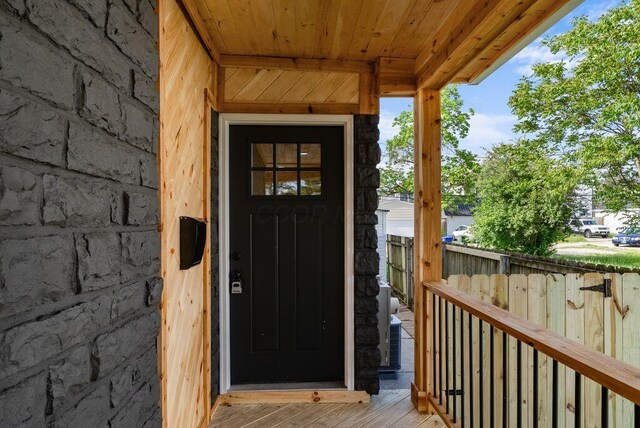 448 Reynolds Ave, Columbus, OH 43201 - property entrance with stone siding