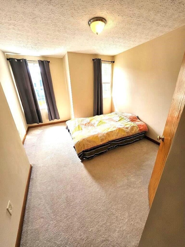 464 Highbanks Valley Dr, Newark, OH 43055 - bedroom featuring carpet floors, a textured ceiling, and baseboards