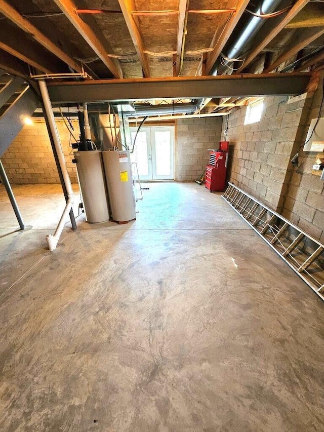 464 Highbanks Valley Dr, Newark, OH 43055 - below grade area with water heater and plenty of natural light