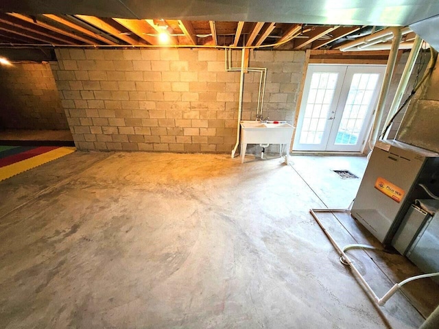 464 Highbanks Valley Dr, Newark, OH 43055 - basement with a sink