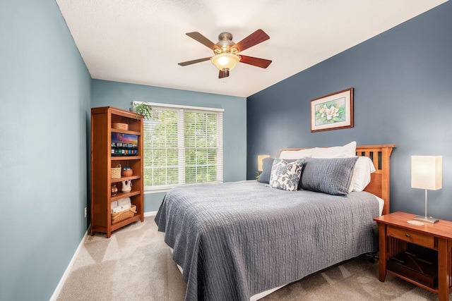 4381 Grathrine Ct, Lewis Center, OH 43035 - carpeted bedroom featuring baseboards and ceiling fan
