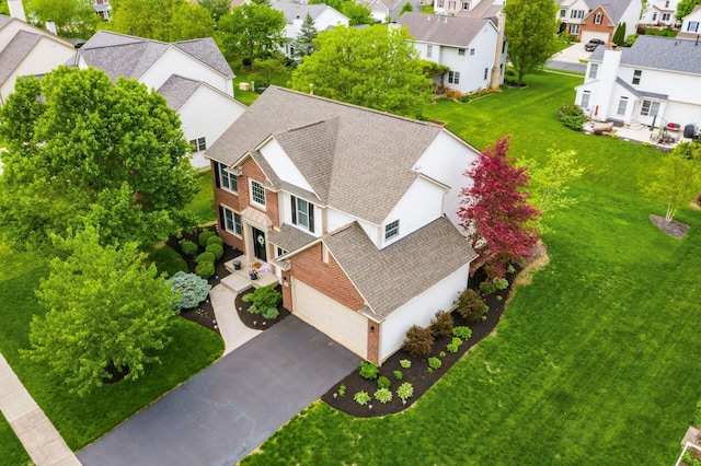 4381 Grathrine Ct, Lewis Center, OH 43035 - aerial perspective of suburban area