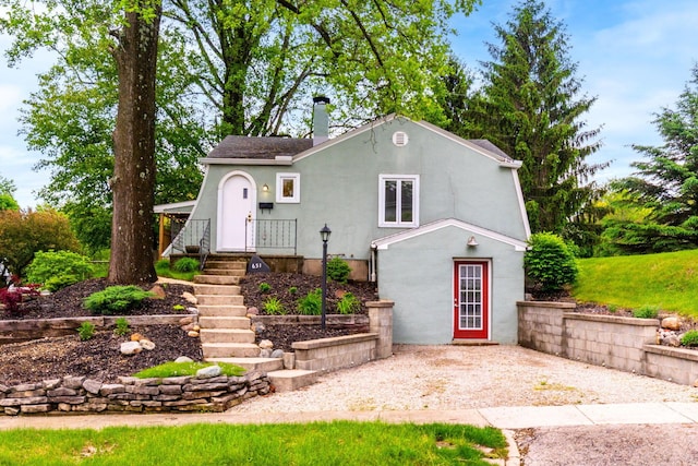 651 Eastern Ave, Bellefontaine, OH 43311 - view of front of home featuring stucco siding