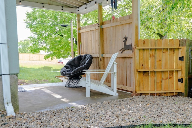 651 Eastern Ave, Bellefontaine, OH 43311 - view of patio with fence