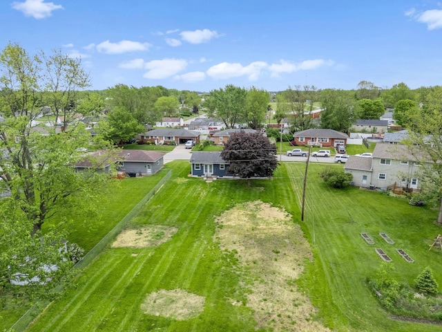 86 Arlington Ave, London, OH 43140 - aerial view of residential area featuring a tree filled landscape