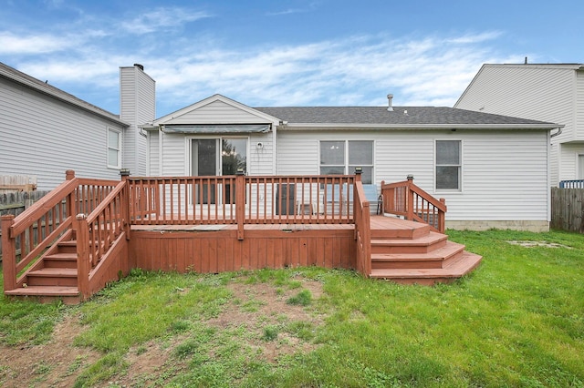 7209 Oliver Winchester Dr, Canal Winchester, OH 43110 - back of house featuring a wooden deck