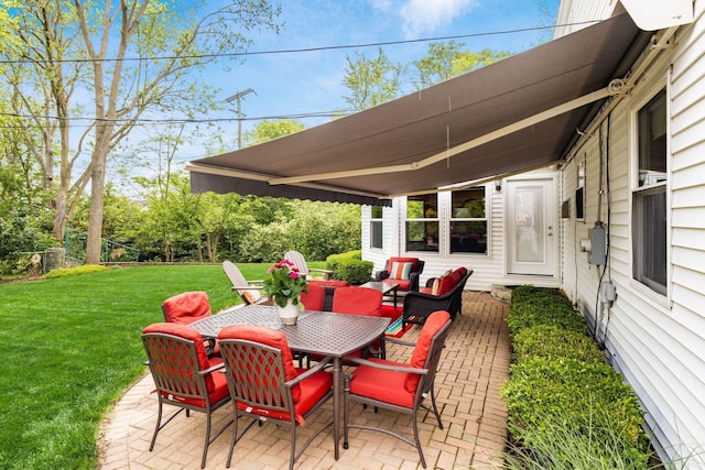 3690 Christopher Pl, Grove City, OH 43123 - view of patio featuring outdoor dining area