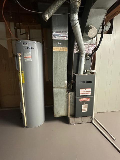 3128 Parsons Ave, Columbus, OH 43207 - utility room with water heater