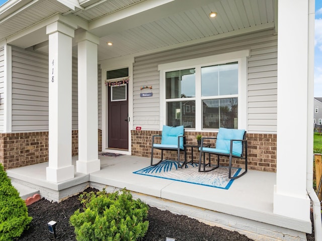 418 Amethyst Ct, Delaware, OH 43015 - view of patio / terrace featuring a porch