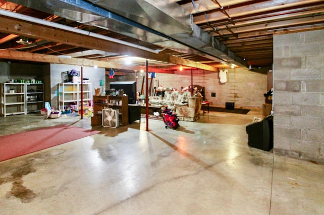 1320 Oakridge Dr, Bucyrus, OH 44820 - view of unfinished basement