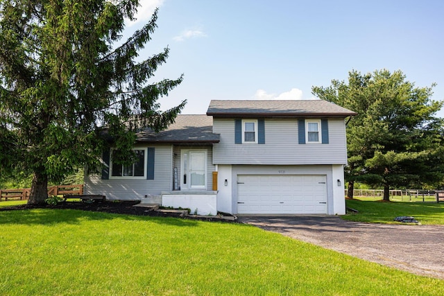 9721 State Rte 521, Sunbury, OH 43074 - split level home with a garage and driveway