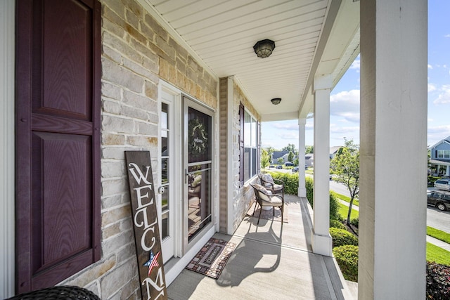 607 Green Forest Pl, Lithopolis, OH 43136 - view of covered porch