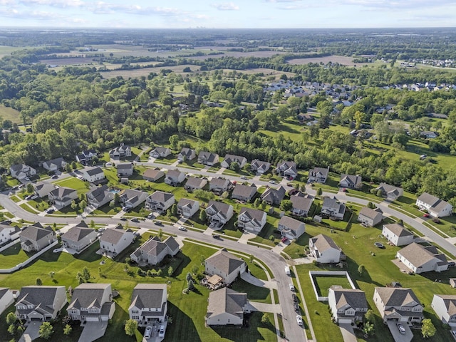 607 Green Forest Pl, Lithopolis, OH 43136 - aerial overview of property's location featuring nearby suburban area