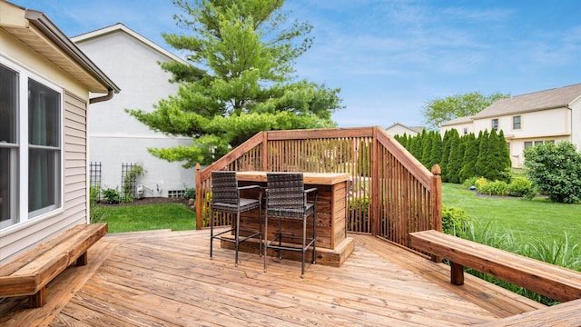 832 Mcleod Parc, Pickerington, OH 43147 - wooden terrace with a yard