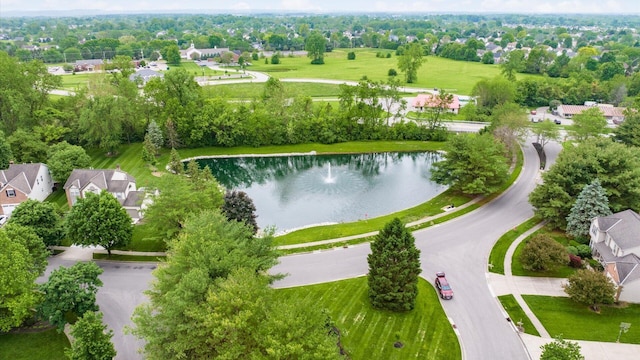 832 Mcleod Parc, Pickerington, OH 43147 - aerial perspective of suburban area featuring a large body of water