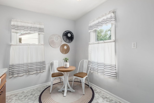 1310 Acton Rd, Columbus, OH 43224 - dining space with baseboards