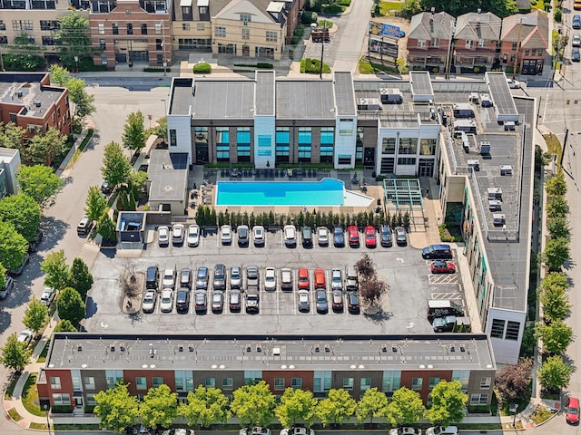 304 Cornelius St, Columbus, OH 43215 - bird's eye view of a pool