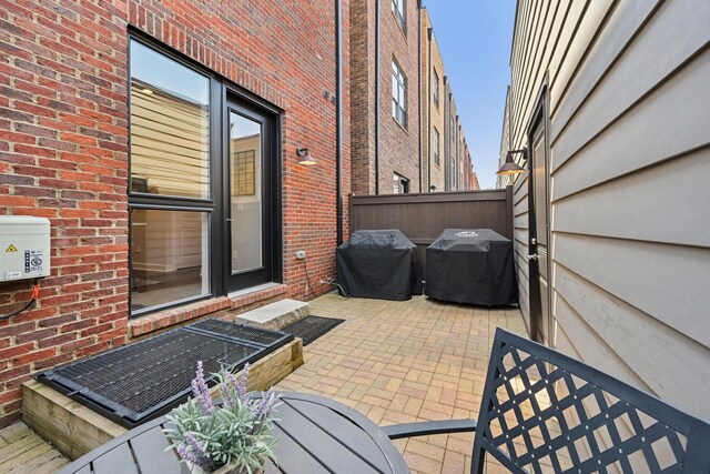 304 Cornelius St, Columbus, OH 43215 - view of patio featuring grilling area