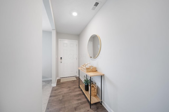 385 Kells Ct E, Newark, OH 43055 - hall featuring baseboards and wood finished floors