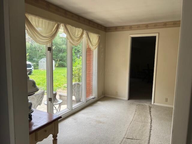 1886 Johnstown Utica Rd NE, Utica, OH 43080 - unfurnished room featuring carpet floors and baseboards