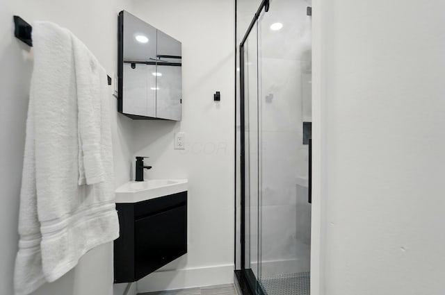 1940 Scioto Pointe Dr, Columbus, OH 43221 - full bathroom featuring vanity and a shower stall