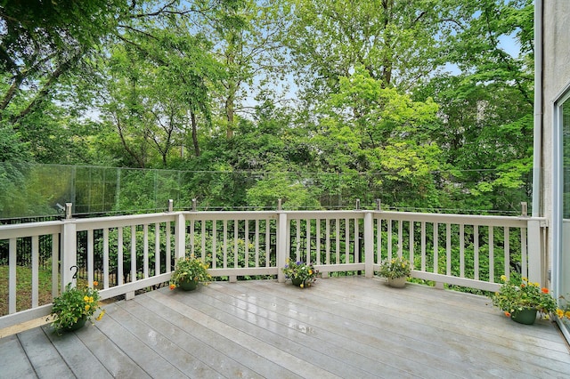 1940 Scioto Pointe Dr, Columbus, OH 43221 - view of wooden deck