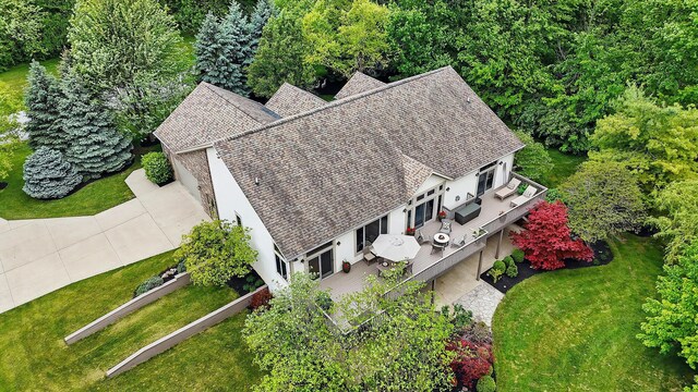 1092 George Allen Dr, South Vienna, OH 45369 - view from above of property