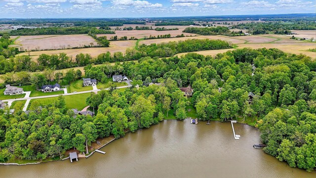 1092 George Allen Dr, South Vienna, OH 45369 - view of rural area with a large body of water and a tree filled landscape