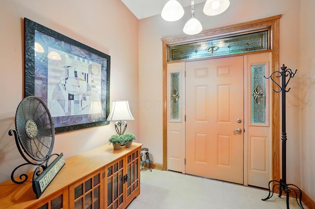 1092 George Allen Dr, South Vienna, OH 45369 - foyer entrance with baseboards